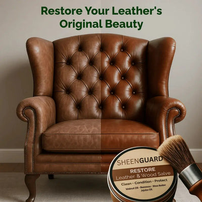 SheenGuard - Professional Leather & Wood Conditioning Salve (Buy 1 Get 1 Free)