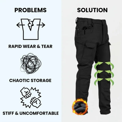 ThermX - Fleece Lined Waterproof Utility Trousers (BUY 1 GET 1 FREE)