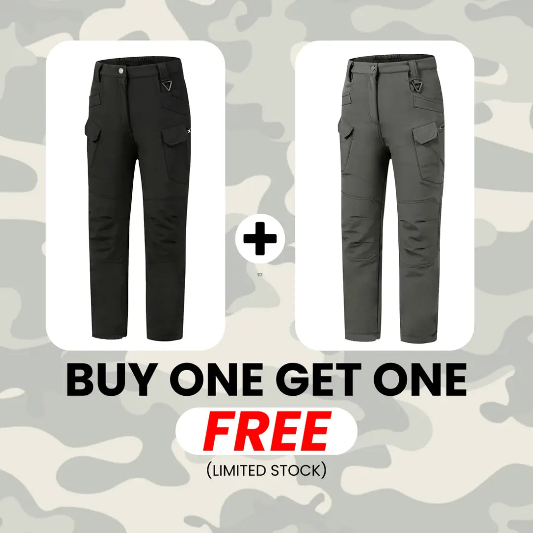 ThermX - Fleece Lined Waterproof Utility Trousers (BUY 1 GET 1 FREE)