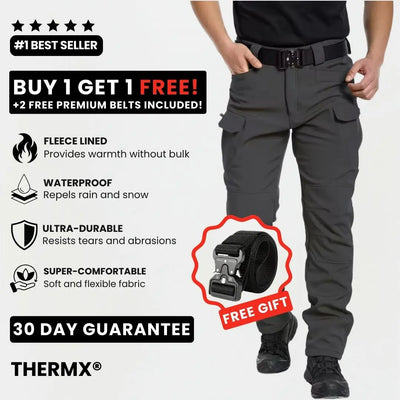 ThermX - Fleece Lined Waterproof Utility Trousers (BUY 1 GET 1 FREE)