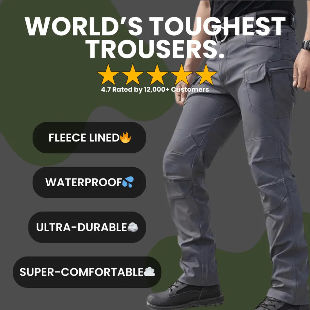 ThermX - Fleece Lined Waterproof Utility Trousers (BUY 1 GET 1 FREE)